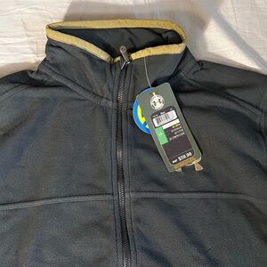 Men's Black and Tan Jacket